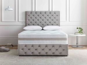 Elation 1000 Divan Bed with 2 Drawers & Foot-End Storage + Free Headboard