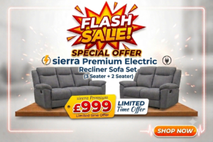 Sierra Premium Electric Recliner 3+2 Sofa Set – Limited Time Offer £999