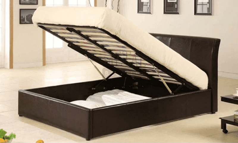 Titan Ottoman Bedframe – Faux Leather Storage Bed