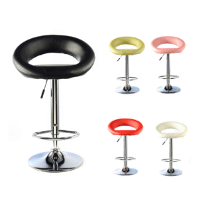 Cortez PU Bar Stool – Chrome Base