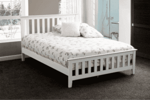 Brooklyn Bed Frame – White Finish