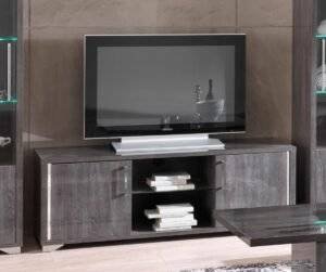 Harmony TV Unit – Grey High Gloss Media Cabinet