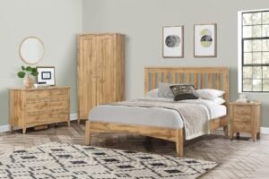 Harlow Bed Frame – Natural Oak Effect