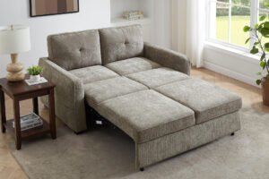 Koka Sofa Bed – Beige / Grey