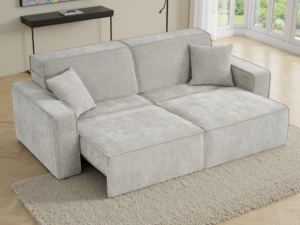 Hugo Electric Sofabed – Beige 3 Seater